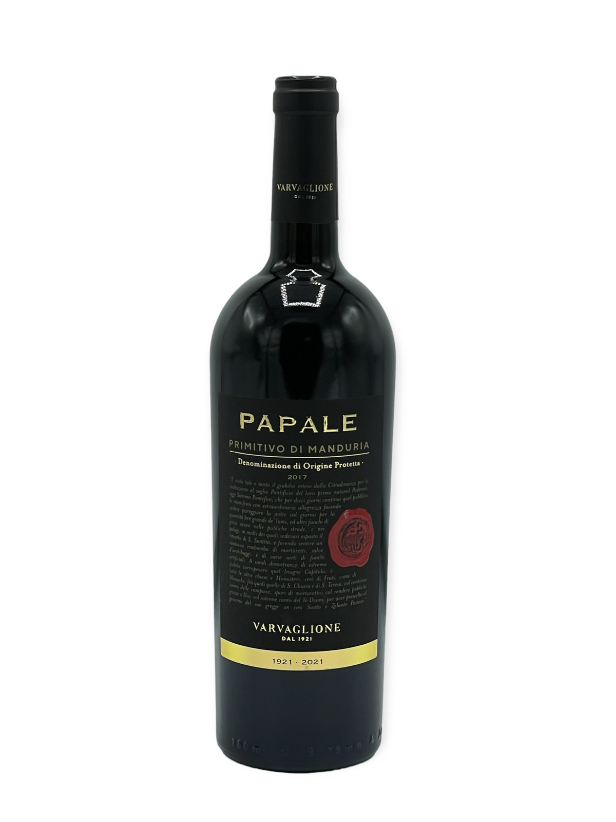 Varvaglione Papale Linea Oro Primitivo di Manduria 2021