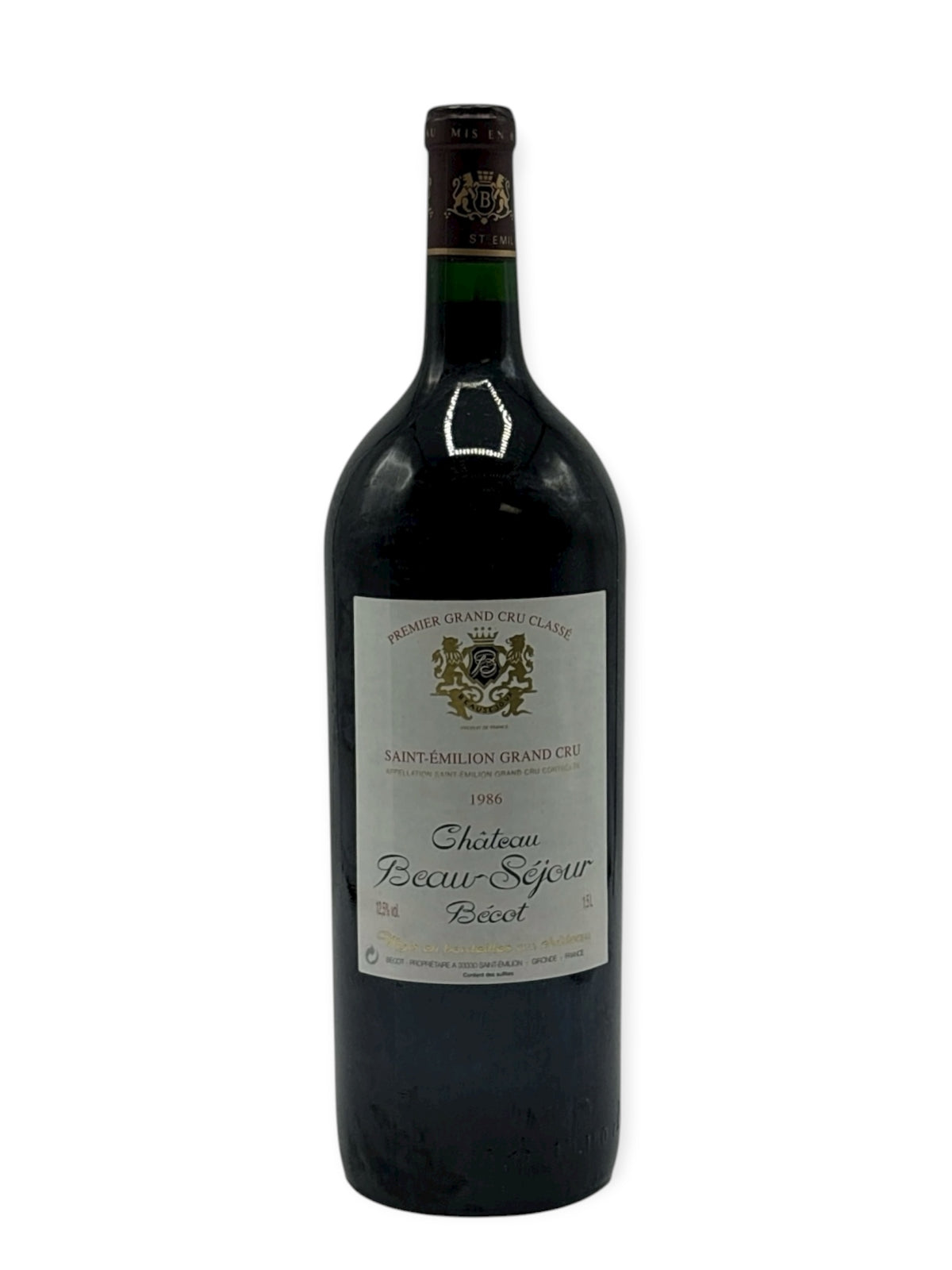 Château Beau-Séjour Bécot - Saint Émilion Grand Cru 1986 (Magnum)