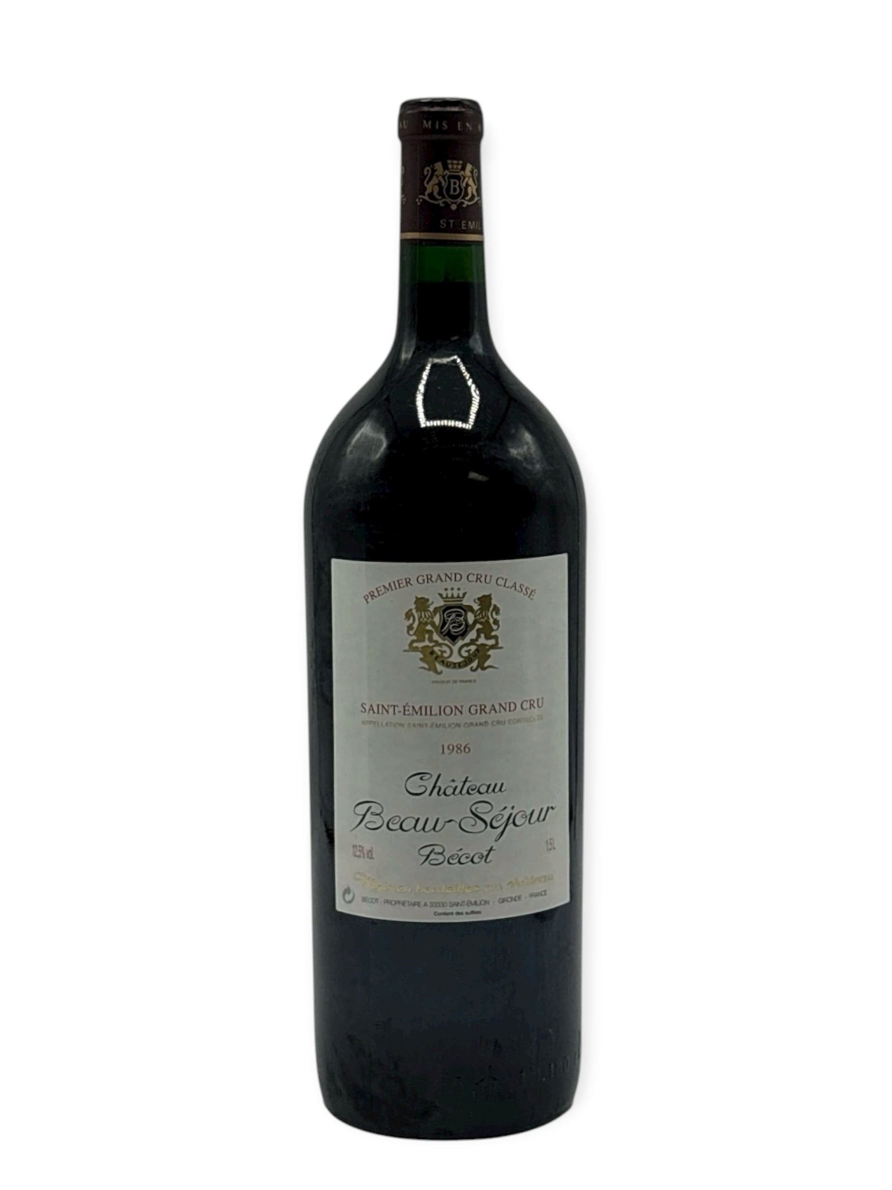 Château Beau-Séjour Bécot - Saint Émilion Grand Cru 1986 (Magnum)