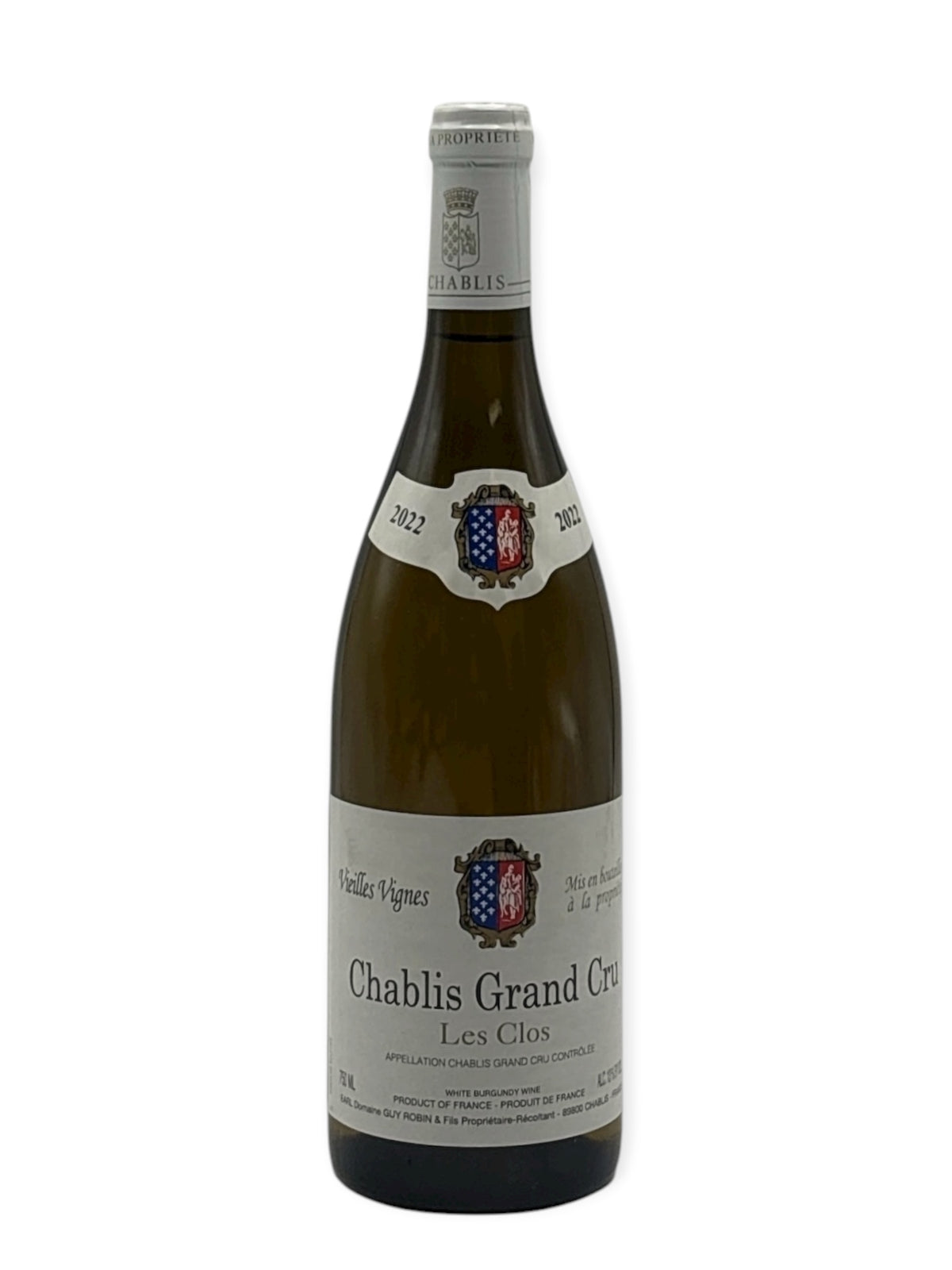 Domaine Guy Robin et Fils - Chablis Grand Cru Les Clos &#39;Vieilles Vignes&#39; 2022