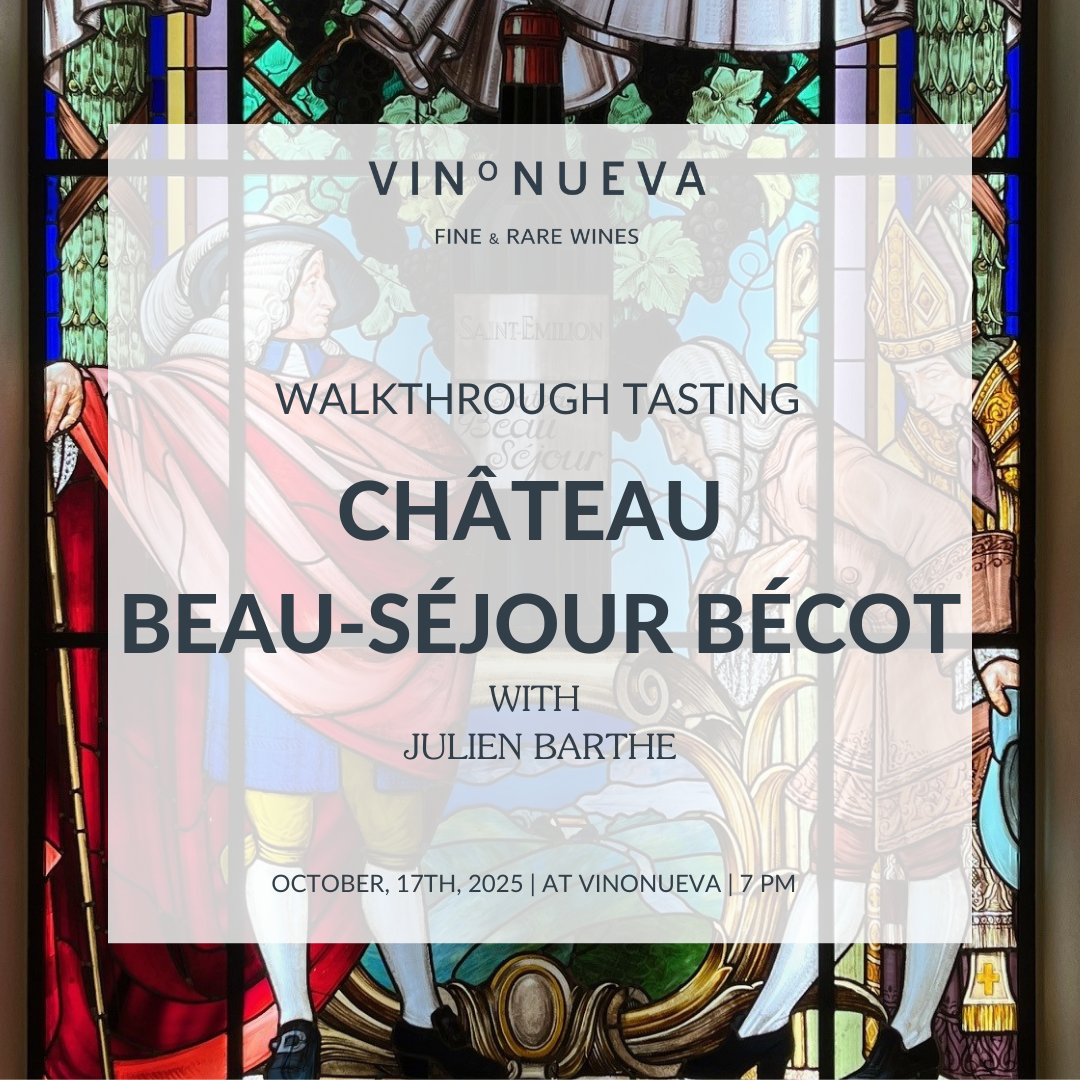 Château Beau-Séjour Bécot with Julien Barthe Tasting 10.17.25