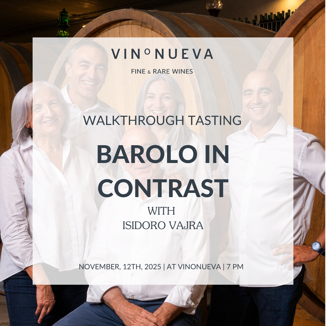 Barolo in Contrast: Vajra &amp; Baudana with Isidoro Vajra Tasting 11.12.25