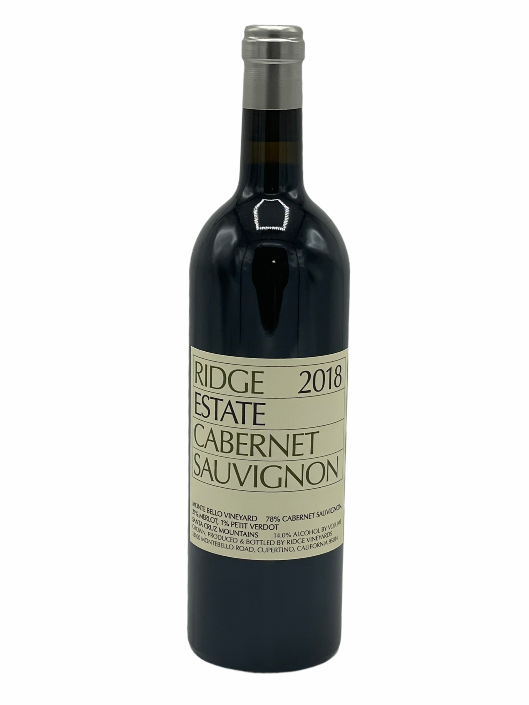 Ridge Vineyards - Estate Cabernet Sauvignon 2018 - VinoNueva Fine & Rare Wines